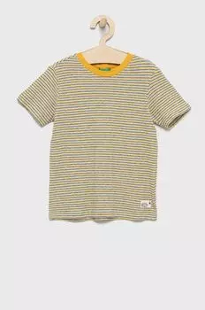 Детская футболка United Colors of Benetton, оранжевый