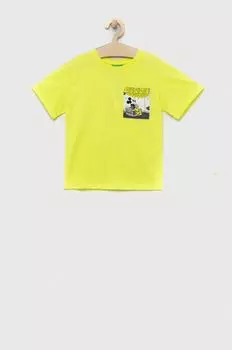 Детская футболка United Colors of Benetton, желтый