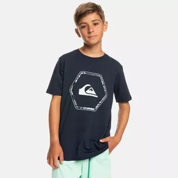 Детская футболка в фигурах Quiksilver, синий