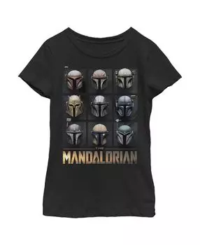Детская футболка в коробочке «Звездные войны: мандалорский шлем» для девочек Disney Lucasfilm