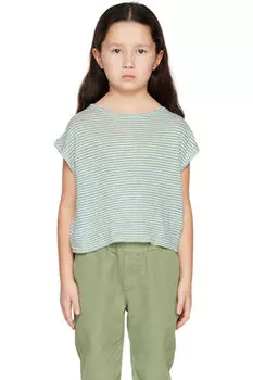 Детская футболка в сине-желтую полоску Morley