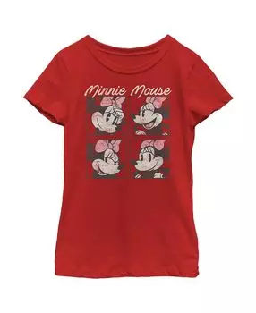 Детская футболка в стиле ретро «Минни и друзья» для девочек Disney