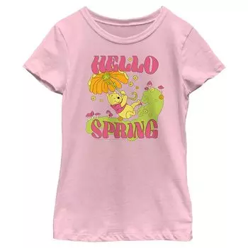 Детская футболка Winnie the Pooh Hello Spring для девочек Disney