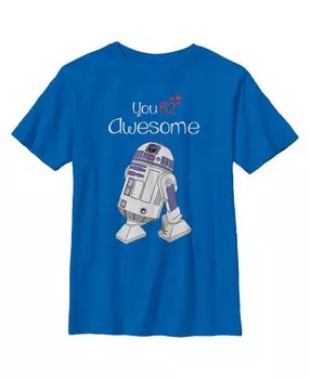 Детская футболка You R2 Awesome «Звездные войны» для мальчиков «День святого Валентина» Disney Lucasfilm