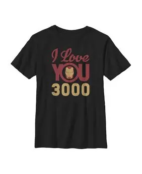 Детская футболка «Железный человек «Я люблю тебя 3000»» для мальчиков Marvel