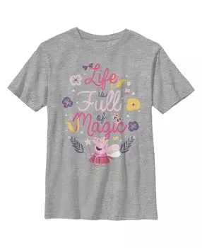 Детская футболка «Жизнь Свинки Пеппы» для мальчика полна волшебства Hasbro