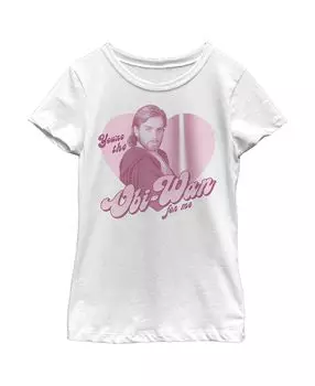 Детская футболка «Звездные войны» для девочек «Ты для меня Оби-Ван» Disney Lucasfilm