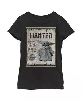 Детская футболка «Звездные войны, мандалорец, ребенок хотел неизвестных видов» для девочек Disney Lucasfilm