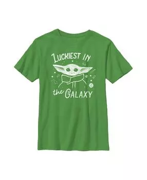 Детская футболка «Звездные войны: Мандалорец, ребенок, которому повезло в галактике» Disney Lucasfilm