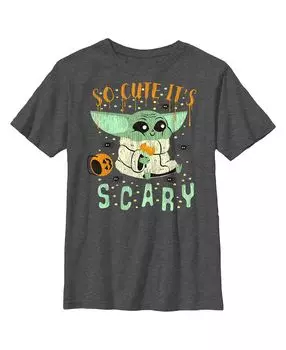 Детская футболка «Звездные войны: Мандалорский Хэллоуин» для мальчиков «Так мило, что страшно» Disney Lucasfilm