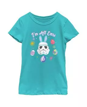 Детская футболка «Звездные войны: новая надежда» для девочек «Я весь в ушах» Disney Lucasfilm