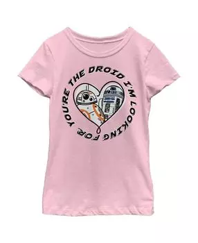 Детская футболка «Звездные войны» «Последние джедаи» R2-D2 и BB-8 «Ты дроид, я ищу» Disney Lucasfilm