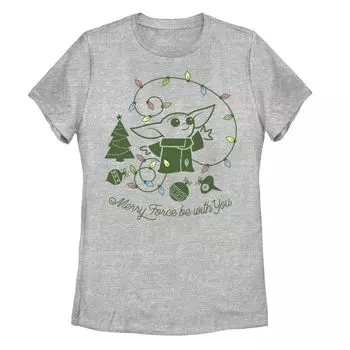 Детская футболка «Звездные войны: Рождество, ребенок, Merry Force Be With You» Licensed Character