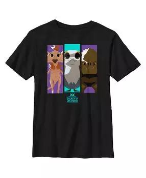 Детская футболка «Звёздные войны: Галактика существ» для мальчиков «Панель существ» Disney Lucasfilm