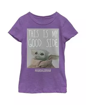 Детская футболка «Звёздные войны: Мандалорец: Дитя: Это моя хорошая сторона» для девочек Disney Lucasfilm