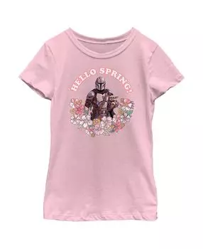 Детская футболка «Звёздные войны: Мандалорец» Hello Spring для девочек Disney Lucasfilm