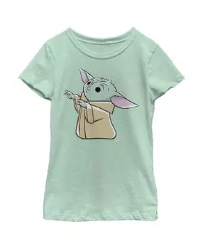 Детская футболка «Звёздные войны: Мандалорец» с анимированным изображением Грогу Рича Disney Lucasfilm