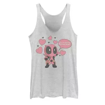 Детская графическая майка Marvel Deadpool Chibi Taco Love Valentine's Licensed Character