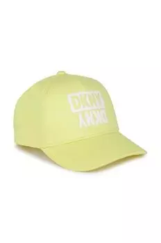 Детская хлопковая бейсболка Dkny, желтый