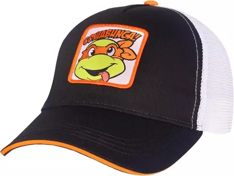 Детская хлопковая бейсболка для мальчиков Teenage Mutant Ninja Turtles, оранжевый/мультиколор