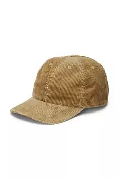 Детская хлопковая бейсболка Polo Ralph Lauren, коричневый