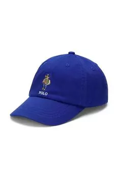 Детская хлопковая бейсболка. Polo Ralph Lauren, синий