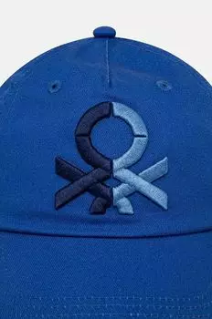 Детская хлопковая бейсболка. United Colors of Benetton, синий