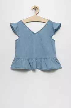 Детская хлопковая блузка GAP, синий