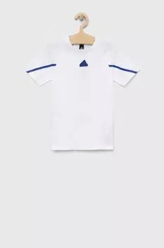 Детская хлопковая футболка adidas B D4GMDY, белый