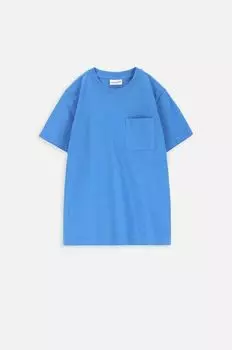 Детская хлопковая футболка Coccodrillo, синий