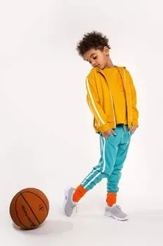 Детская хлопковая футболка Coccodrillo, желтый