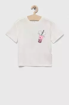 Детская хлопковая футболка GAP x Disney, белый