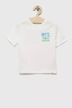Детская хлопковая футболка GAP x Disney, белый