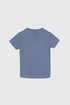 Детская хлопковая футболка Guess, синий