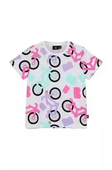 Детская хлопковая футболка Lego, розовый