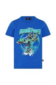 Детская хлопковая футболка LEGO, синий