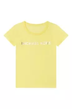 Детская хлопковая футболка Michael Kors 15110.114.150 руб., желтый
