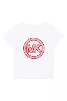 Детская хлопковая футболка Michael Kors 15117.114.150 р., белый