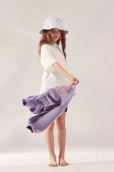 Детская хлопковая футболка Roxy, белый