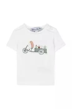 Детская хлопковая футболка Tartine et Chocolat TARTINE ET CHOCOLAT, зеленый