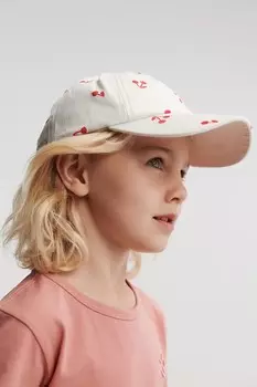 Детская хлопковая кепка с козырьком Danny Liewood, белый