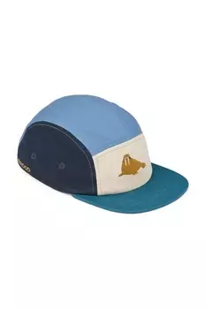 Детская хлопковая кепка с козырьком Rory Printed Cap Liewood, синий