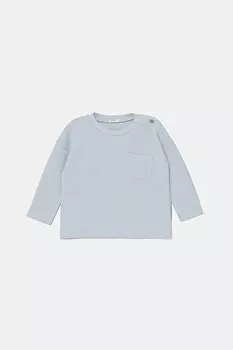 Детская хлопковая кофта с длинными рукавами United Colors Of Benetton, синий