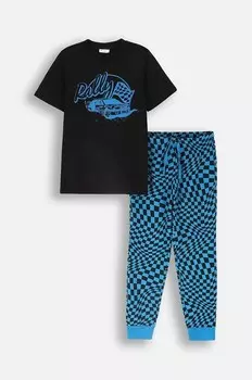 Детская хлопковая пижама Coccodrillo, черный