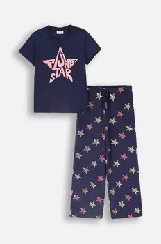 Детская хлопковая пижама Coccodrillo, серый