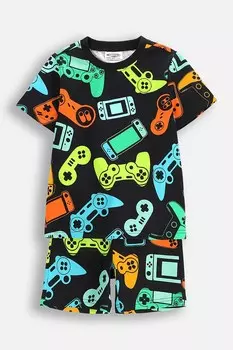 Детская хлопковая пижама Coccodrillo, серый