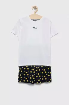 Детская хлопковая пижама Fila., белый