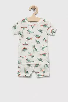 Детская хлопковая пижама GAP, белый