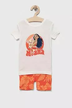Детская хлопковая пижама GAP x Disney, белый