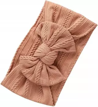 Детская хлопковая повязка на голову PIN-UP с бантом Inna